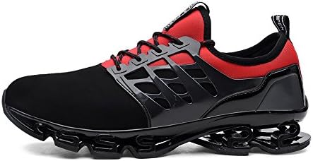 HooyFeel Men's Non-Slip Sneaker Breathable Mesh Athletic Running Shoes Walking Springblade Sport Shoes