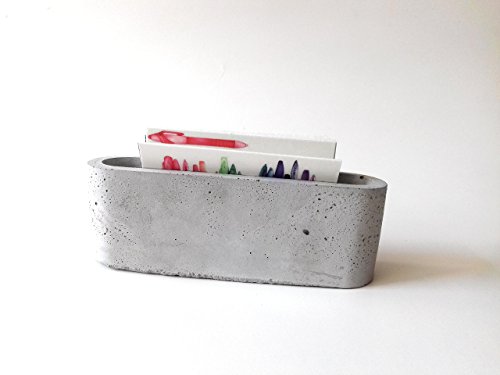 Concrete Cement Business Card Holder