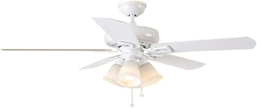 Lyndhurst 51012 52 In Indoor Matte White Ceiling Fan With Light