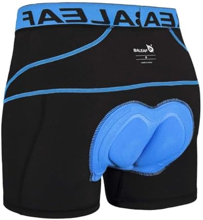 BALEAF Men's 3D Padded Bike Shorts Cycling Underwear MTB Liner