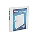 Avery Economy Showcase View 3 Ring Binder, 1/2 Inch Slant Rings, 1 White Binder (19551)