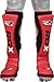 RDX Shin Guards for MMA Fighting & Boxing Training | Maya Hide Leather Muay Thai Instep Leg Protective Gear | Great Protector Pads for Kickboxing, Martial Arts, Sparring, BJJ, Karate