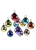 Serene Spaces Living Set of 12 Multicolor Glass