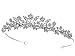 SAMKY Bridal Tiara Silver Rhinestone Wedding Crown for Brides Crystal Queen Headpiece