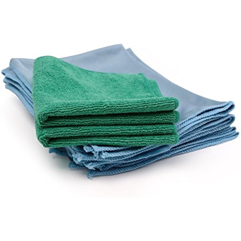 Microfiber Glass Cleaning Cloths 8 Pack Lint Free Streak Quickly