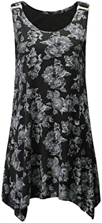 Hawa eye Running Tank Tops For Women, Ladies Yoga Fitness Racerbak Loose Fit Cool Vintage Classy Fitted Beach Athletic Sleeveless Shirt Glamour Pool Flyway Romantic Flows Hem Long Tunic Black Medium