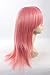 Kadiya Mid Length Pink Anime Cosplay Wig Girl Synthetic Hair