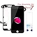 Full Assembly for iPhone 7 Screen Replacement 4.7 Inch LCD Touch Digitizer Display with Ear Speaker, Front Camera, Facing Proximity Sensor, Repair Tools A1660, A1778, A1779 (Black)