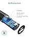 Xcentz Mini 3350mAh Portable Charger, Compact External Battery Premium Aluminum with Flashlight, Lipstick-Sized Pocket Power Bank Portable Phone Charger for iPhone XS/X/8/7, Android Smartphones