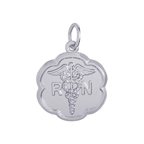 Rembrandt Charms Registered Nurse Charm - Sterling Silver