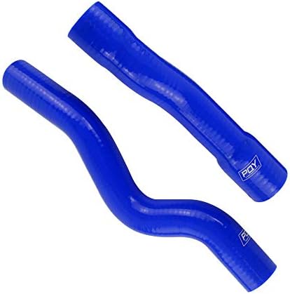 Turbo Hose Kit 2 pcs Intercooler Radiator Blue Tube Fit For BMW E46 M3/330/328/325 99-06 M52 M54 S54