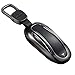 Kwak's Key Fob Cover for Tesla X Key Fob Case Metal Car Fob Cover Key Case Aluminum Alloy Key Cover for Tesla Model X Smart Romote Key Fob Key Protection Case (Dark Gray, Buckle)