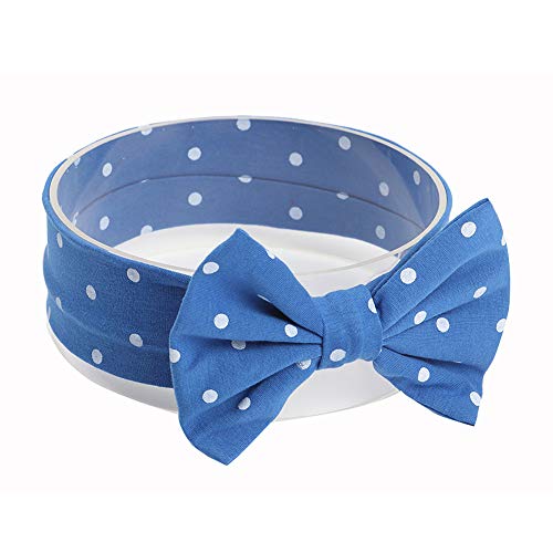 Baby Girl Headbands, AOKE Head Wraps Hairband and Bows for Newborn Infant Toddler, Child Hair Accessories, Dot Printed