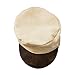 Hide & Drink, Canvas Painter Cap with Rustic Leather Handmade :: Bourbon Brown