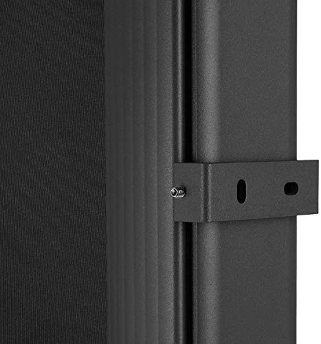 NOBUNO Markise Seitenmarkise, einziehbarer Outdoor-Bildschirm für Garten, Polyester-Stoffe einziehbarer Außenbildschirm… – Bild 3