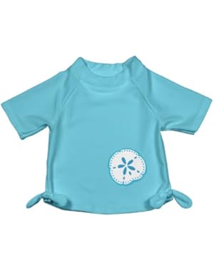 Baby Toddler Girls UPF 50+ Tie Butterfly Rashguard Swim Shirt