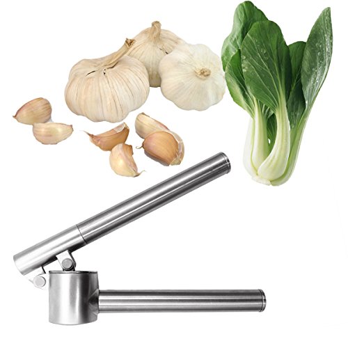 JYsun Garlic Press Garlic Peeler Garlic Mincer Garlic Chopper Garlic Grinder Garlic Crusher Garlic Masher