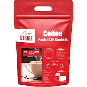 Cafe Desire Instant Coffee Premix – 30 Sachets (600g)