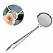 LiPing Round Network Stainless Steel Colander Spoon Filter Oil Filter Grid Scoop Kitchen Cooking Utensil Tool Soup Teaspoon Catering/Great Gift For Chefs & Foodies (A)