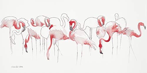 Aimee Del Valle, WDC91126, Aimee Del Valle - Toute en Rose 30 x 60cm Canvas Print, Multi-Color, 30 x 60cm