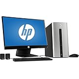 2018 HP Pavilion 550  Desktop Computer, Intel Dual-Core i3-4170 Processor 3.7GHz, 6GB Memory, 1TB HDD, 23" Monitor, USB 3.0, Bluetooth 4.0, HDMI, Windows 10 Home (Certified Refurbished)