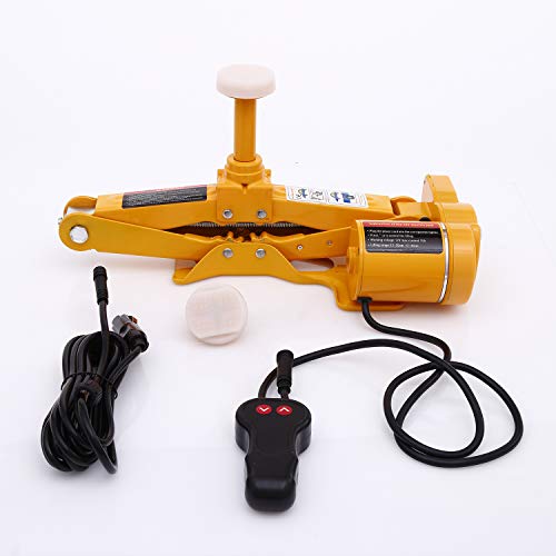Trihelper Electric Car Floor Jack 12V Trailer Car Jack Stands Kit 3