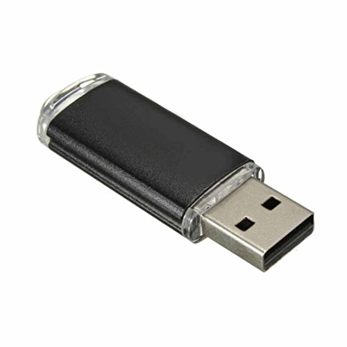 MChoice 4GB USB 2.0 Metal Flash Memory Stick Storage Thumb U Disk (Black)