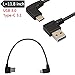 USB Type C Cable, 10in USB C to USB A Charger Cord (USB 3.0) to Charging and Syncing Cord Charging for Samsung Galaxy S9 S8 Note 8,Apple New Macbook, Nexus 6P 5X,Google Pixel,LG G5 G6 - Black