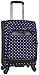 Kenneth Cole Reaction Dot Matrix Lightweight Expandable 4-Wheel Spinner Luggage, Navy, 20-Inch Carry On