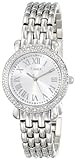 Timex Women's T2P2589J Crystal Silver-Tone Stainless Steel Bracelet Watch