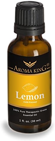 Lemon Oil 100% Pure Therapeutic Grade Essential Oil - 1 OZ Bottle by Aroma King