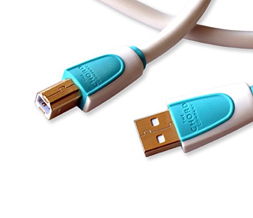 The Chord Company C-usb USB A - USB B Cable - 3m, White