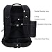 GZ XINXING 43L Large Military Tactical Backpack Army 3 Day Assault Pack Molle Bag Backpacks (Black1)