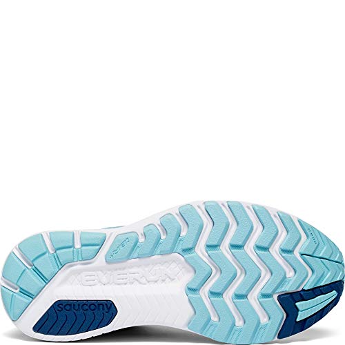 Saucony Women's Ride ISO Shoes, White/Blue, 8.5