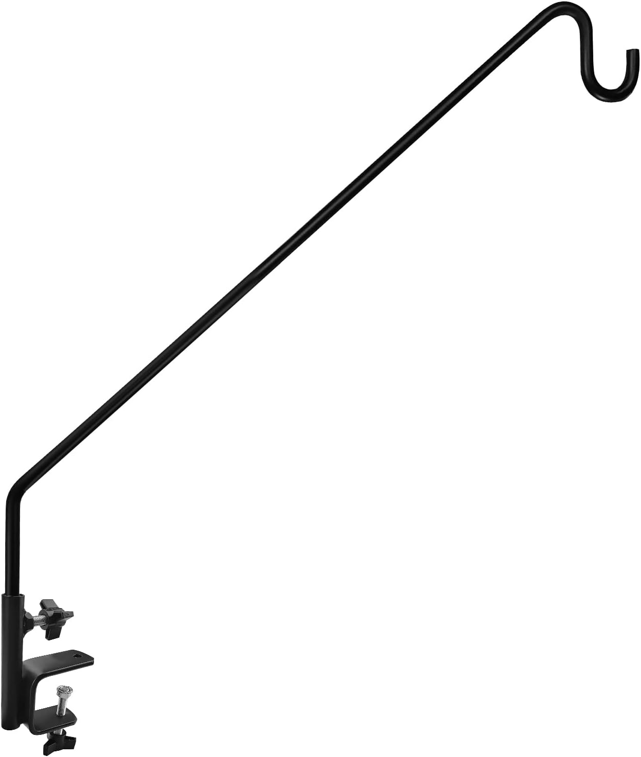 Outdoor Hanging Brackets - MIXXIDEA Heavy Duty Extensible Deck Hook - Adjustable for Hanging Bird Feeders, Plants, Wind Chimes, Lanterns