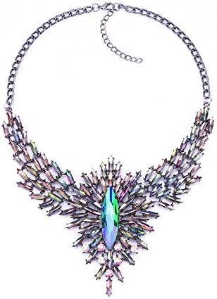efigo Fashion Statement Necklace Choker Collar Bib Necklace Vintage Boho Costume Jewelry for Women Girls