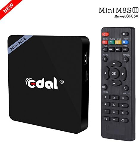 Edal Mini M8S II Smart Android 6.0 Amlogic S905X Quad Core VP9 UHD 4K 2G/16G TV BOX