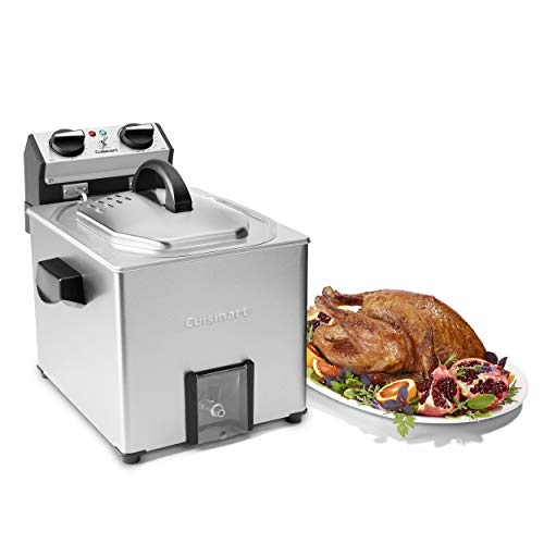 Cuisinart CDF500 ExtraLarge Rotisserie Deep Fryer, Silver Pricepulse