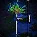 Solar Decorative Garden Stakes Lights, Christmas Party Outdoor Decor Trees with Multi Color LED Flash Lights Waterproof for Home Lawn Yard Patio Pathway Landscape, 2 Pack (Tree)