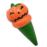 xinlong Halloween Squishies Toys Pumpkin Ice Cream Squishy Ball Decoration Food Shape PU Foam Slow Rising Squeeze Stress Relief Toys (Pumpkin ice Cream)