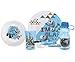 Zak! Designs Mealtime Set, Plate, Bowl, Tumbler, Water Bottle, Fork & Spoon with Olaf & Sven from Frozen, BPA-Free, 6 Piece Set