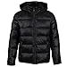 BINACL Men's Winter Jacket,Thicken Quilted Hooded Padded Down Alternative Puffer Coat