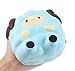 AOLIGE Jumbo Squishy White Sheep Slowing Squishies Kawaii Kids Fidget Toys Stress Relief Toy (Blue Sheep)