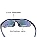 Polarized Sports Sunglasses for Men Women Cycling Running Driving Fishing Golf Baseball with Tr90 Unbreakable Frame,5 Interchangeable Lenses …