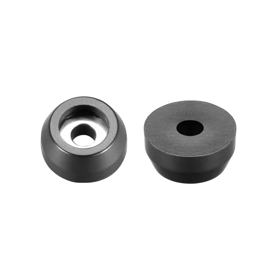 Recogwood 30Pcs Round Rubber Feet, D11mm x 9mm x H6mm Non Slip Furniture Feet Pads Rubber Bumpers Pad Protectors for Cabinet, Desk Tables, Couches, Chair