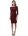 PattyBoutik Women's Boatneck Sweetheart Floral Lace Dress
