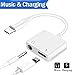 UCDOUIT for iPhone X Adapter Headphone Adapter 3.5mm Dongle Jack AUX Headphone Audio & Charger Adapter for iPhone Xs MAX/XS/X/XR/8/8P Support to Listen Music and Charger Replacement for iOS 12 System primary