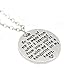 Round Pendant Teacher Necklace Personalized Engraved Charm Jewelry Graduation Appreciation Gift for Women