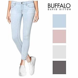 BUFFALO David Bitton Women’s Mid-Rise Skinny Stretch Ankle Grazer Jean www.denim.fit 2