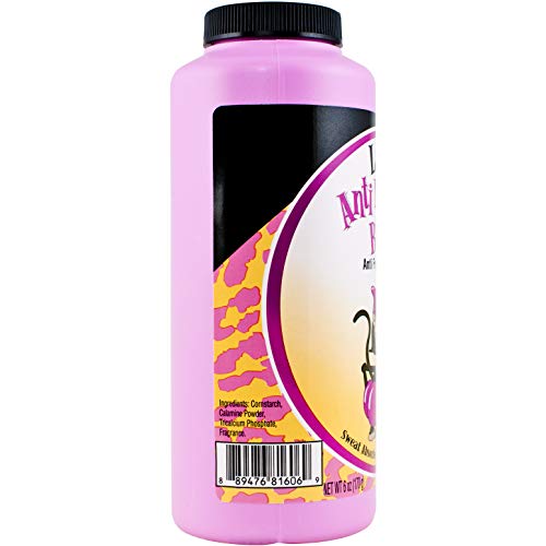 Lady Anti Monkey Butt | Women's Body Powder | Prevents Chafing and Absorbs Sweat | Talc Free | 6 Ounces | Pack of 1